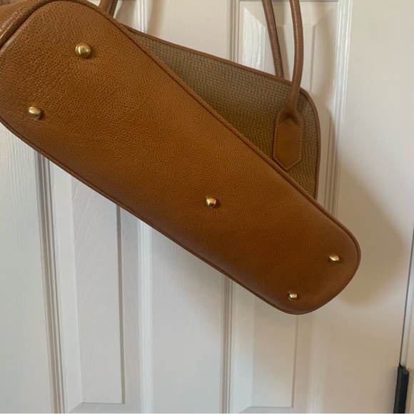 Eric Javits Natural Woven Tan Straw Shoulder Bag Purse Summer - Picture 7 of 16